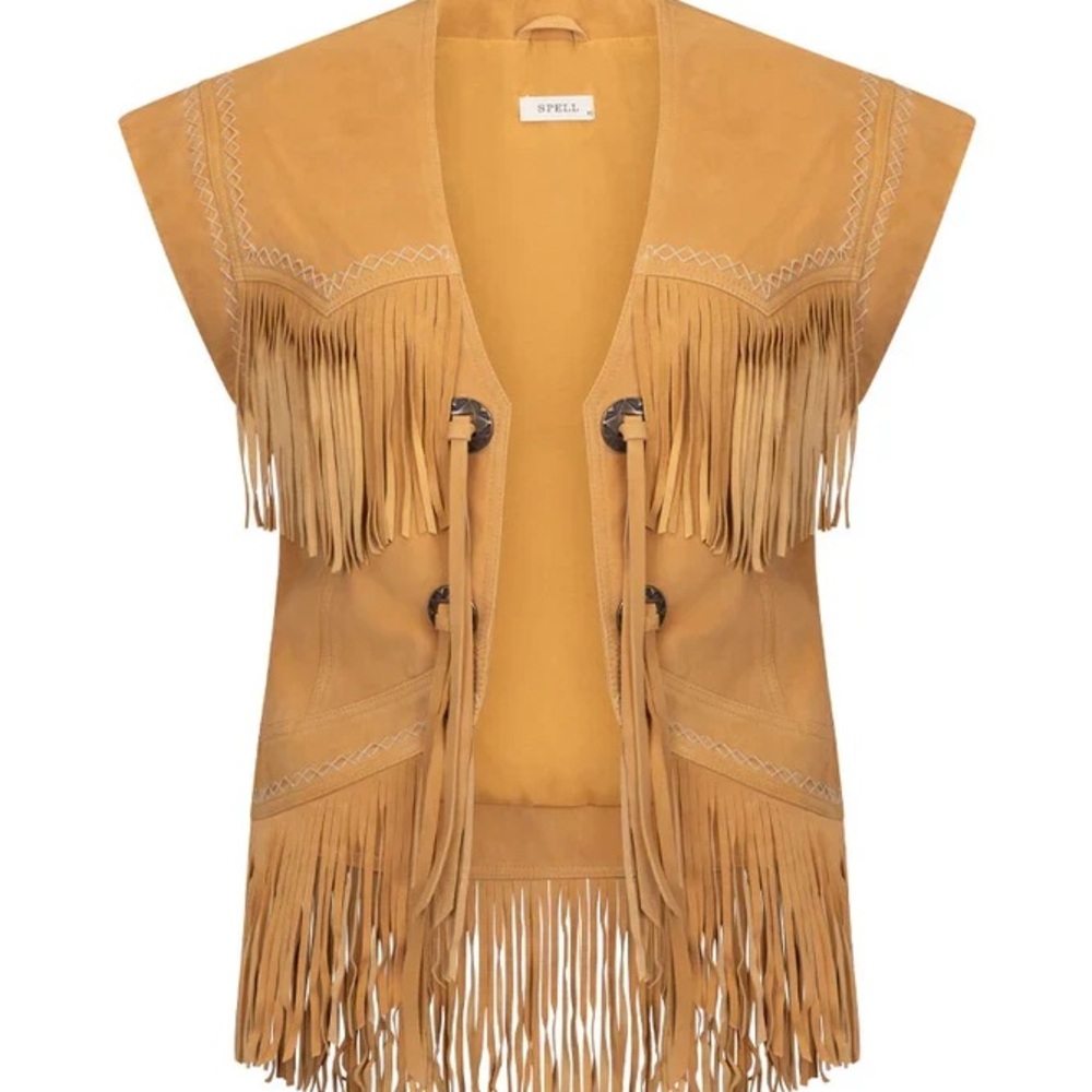 Spell Fearless Heart Suede Vest